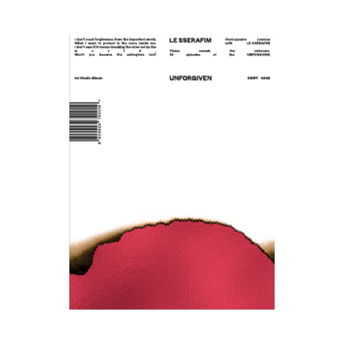LE SSERAFIM - 1st Studio Album [UNFORGIVEN] (Standard Ver