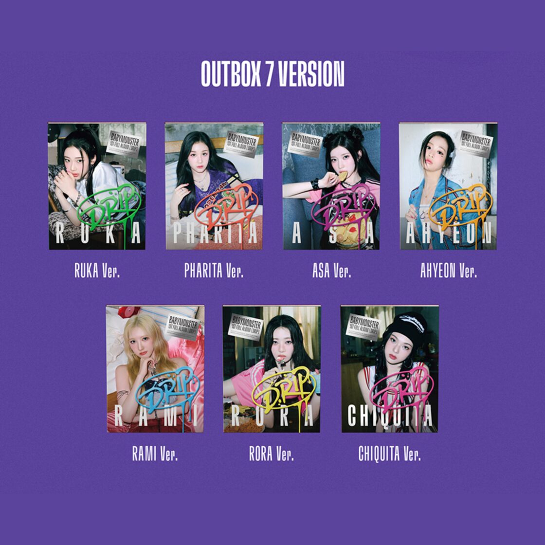 BABYMONSTER - 1st Full Album [DRIP] (YG TAG ALBUM Ver.) - Music