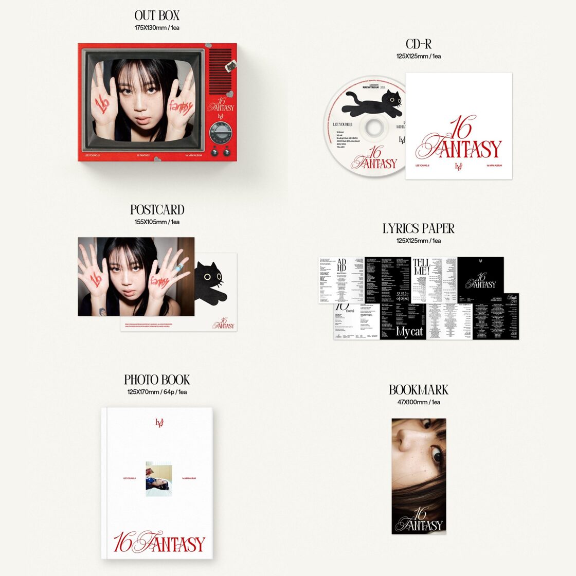 Lee Young Ji - 1st EP Album [16 Fantasy] (Photobook Ver.) - Music albums -  Shop - NEOE kpopshop