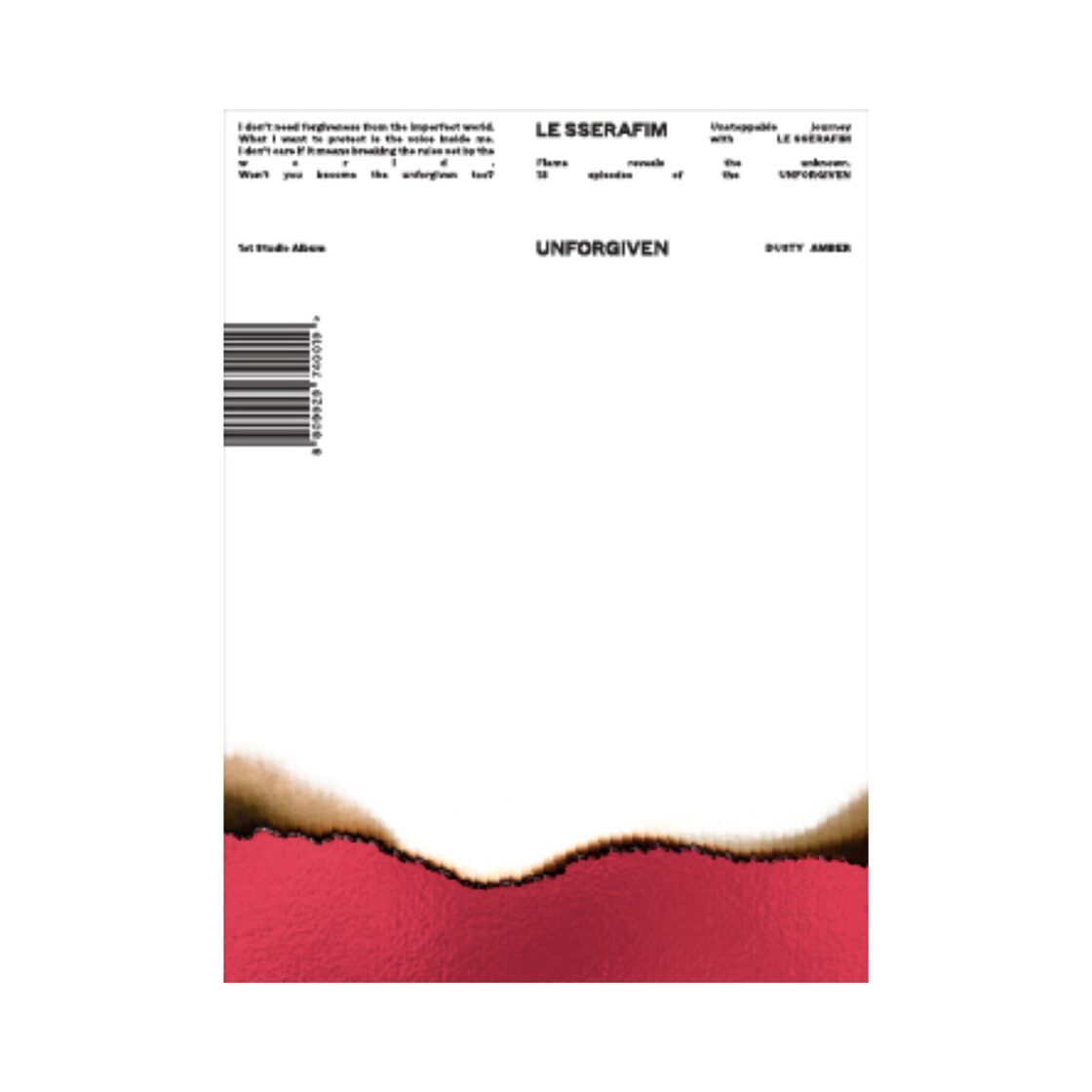 LE SSERAFIM - 1st Studio Album [UNFORGIVEN] (Standard Ver
