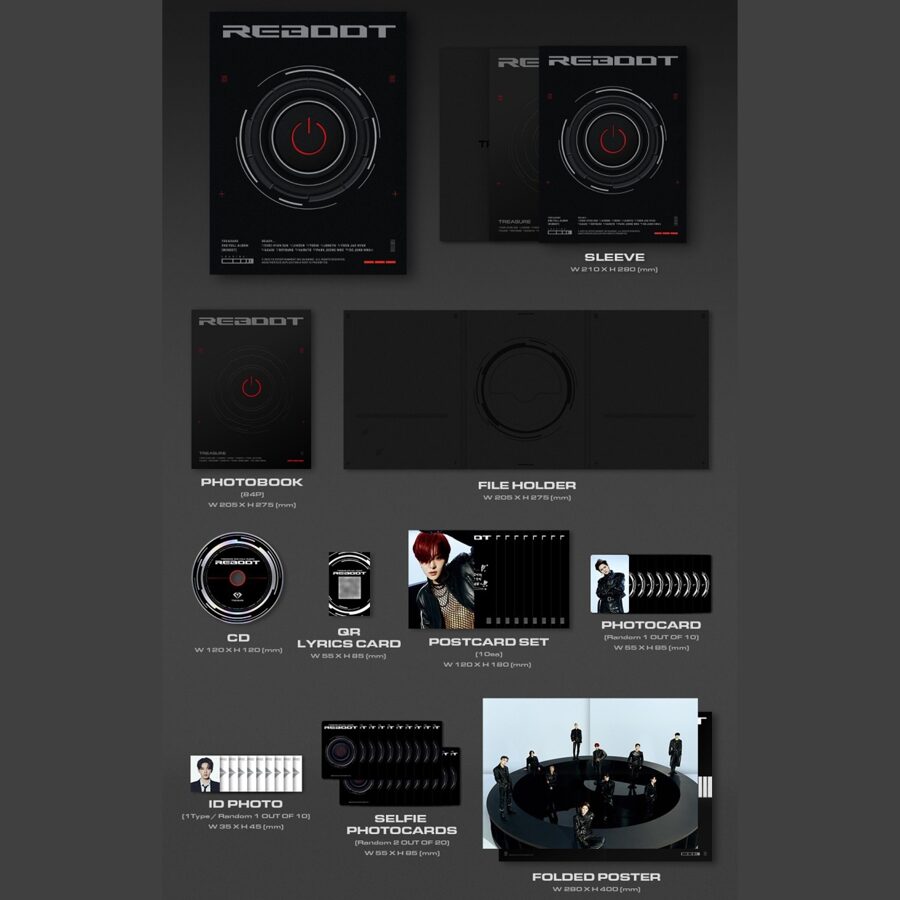 TREASURE - 2ND FULL ALBUM [REBOOT] - Music albums - Shop - NEOE kpop shop
