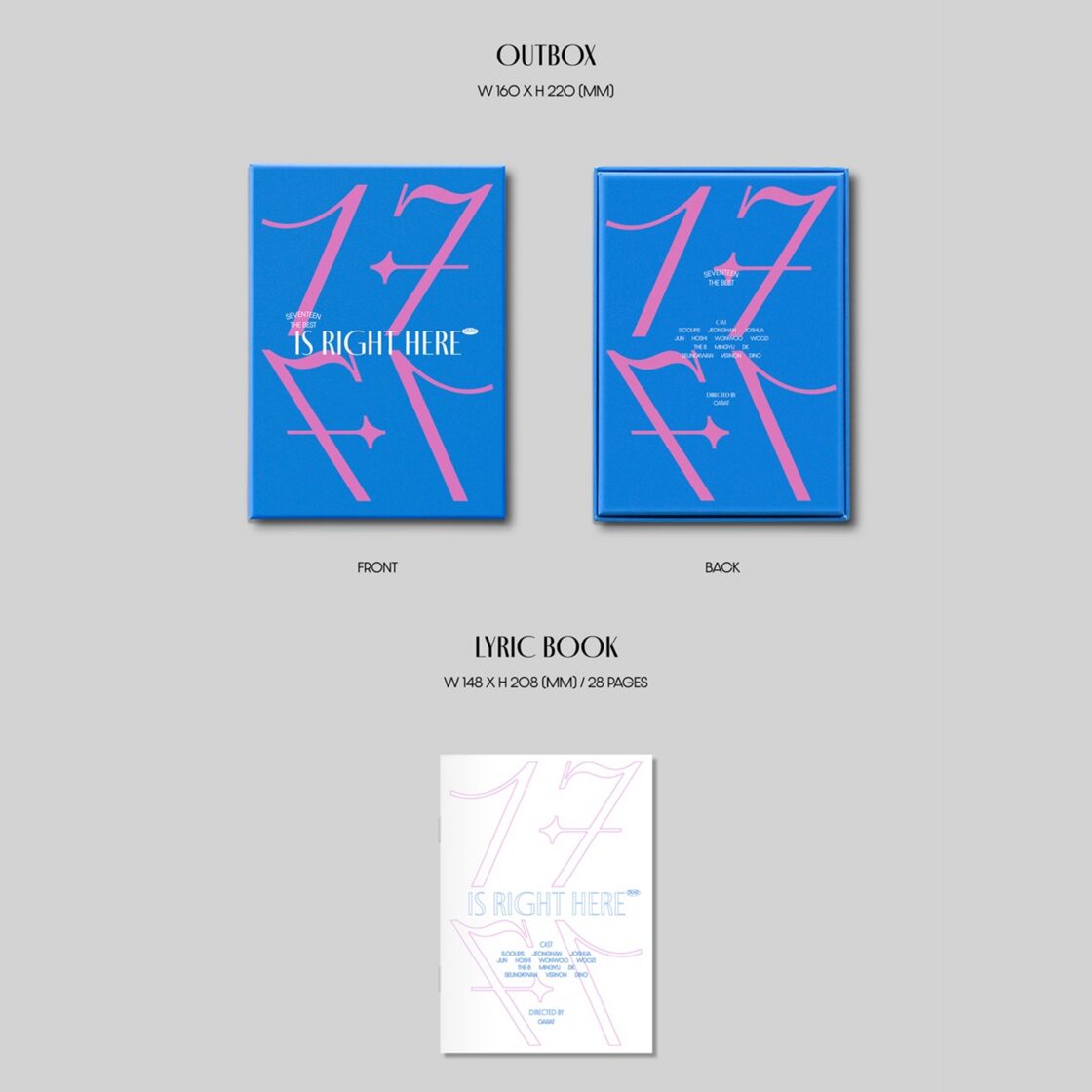 SEVENTEEN - BEST ALBUM [17 IS RIGHT HERE] (DEAR Ver.) + MusicKorea