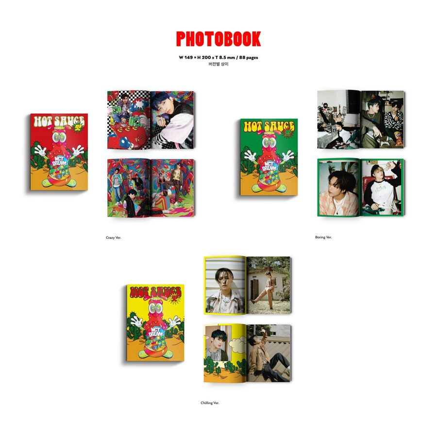 NCT DREAM Album Vol.1 [맛 (Hot Sauce)] Mūzikas albumi Veikals