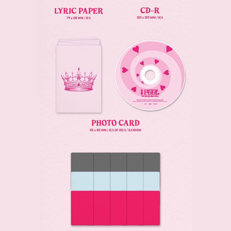 i-dle - 6th Mini Album [I feel] (Jewel Ver.) - Music - Shop - NEOE