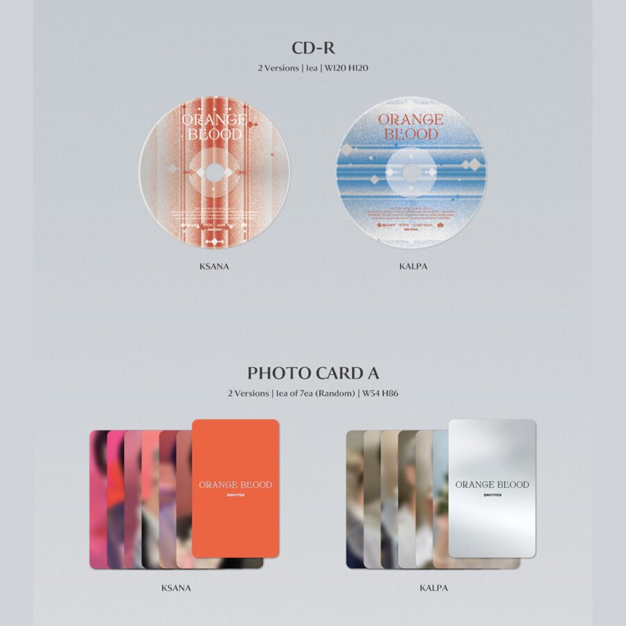 ENHYPEN - 5th Mini Album [ORANGE BLOOD] (Standard Ver.) +