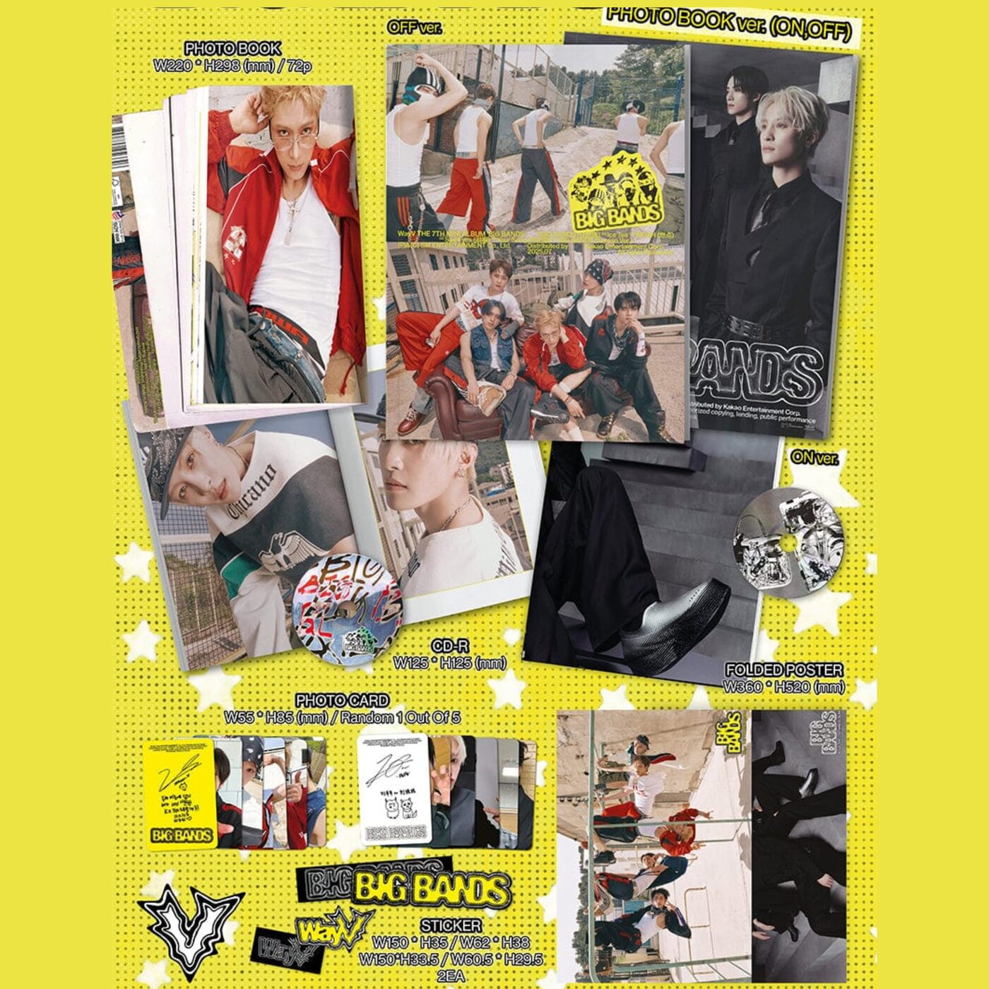 WayV 威神V／BIGBANDS トレカ5種Photo book 2種セット 【公式通販】