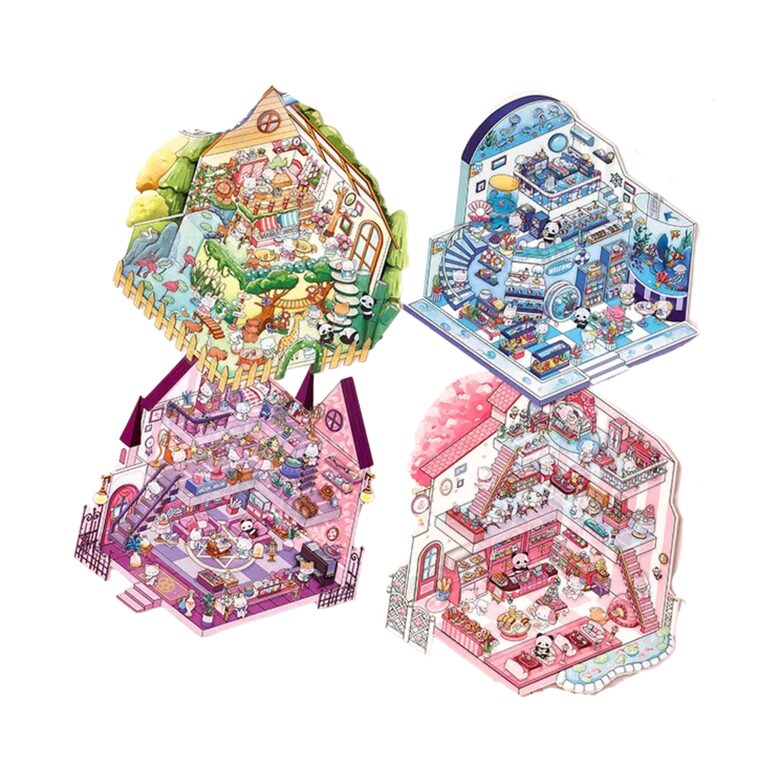 UZLĪMJU LAPAS | Stacking Stickers [FUNNY SCENERY STICKERS]