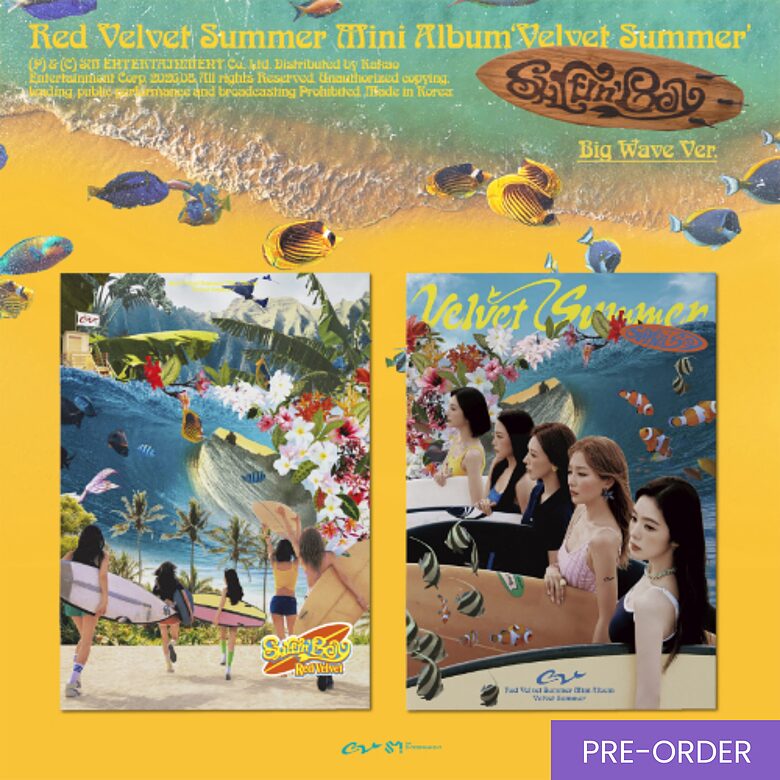 {PRE-ORDER} Red Velvet - Summer Mini Album [Velvet Summer] (Big Wave Ver.)