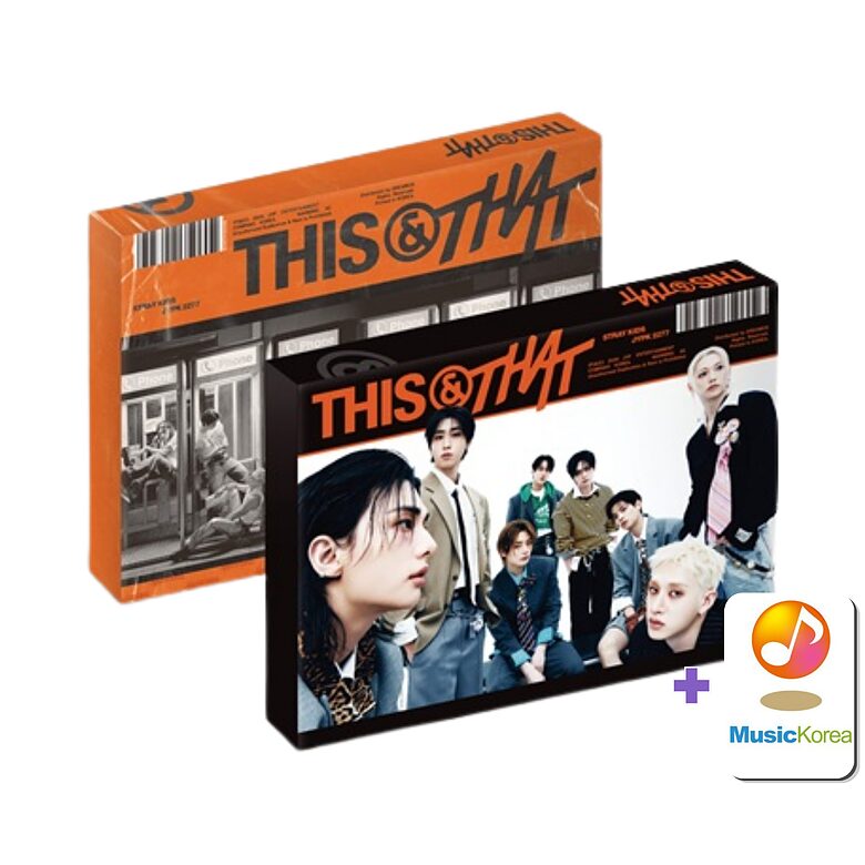 Stray Kids - Mini Album [THIS & THAT] (Standard Ver.) + MusicKorea fotokartīte