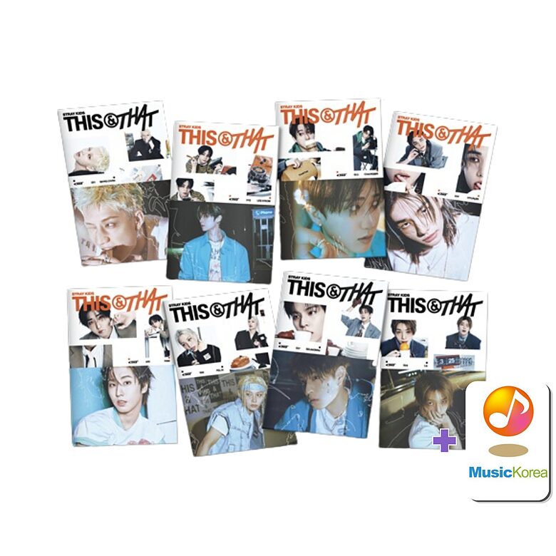 Stray Kids - Mini Album [THIS & THAT] (& Ver.) + MusicKorea fotokartīte