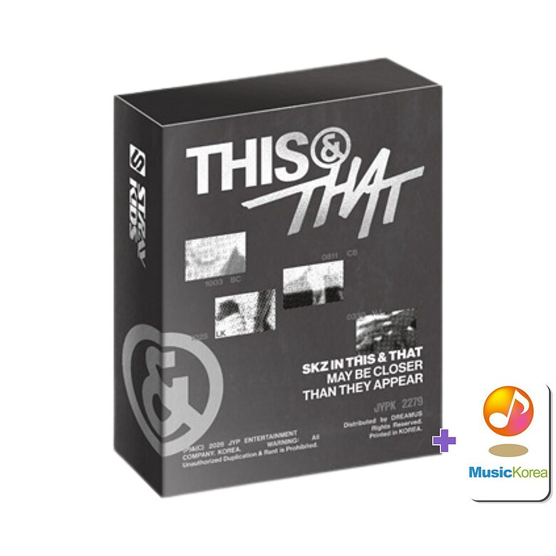 Stray Kids - Mini Album [THIS & THAT] (Fans Ver.) + MusicKorea fotokartīte