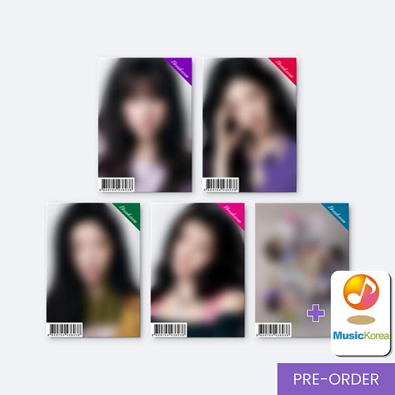 {PRE-ORDER} ILLIT 5th Mini Album [BREAK EVEN] (GLLIT Ver.) + MusicKorea fotokartīte