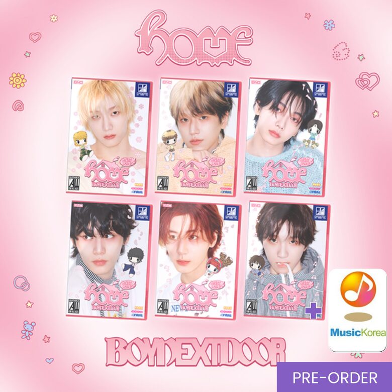 {PRE-ORDER} BOYNEXTDOOR - 1st Studio Album [HOME] (SWEET HOME Ver.) + MusicKorea Photocard