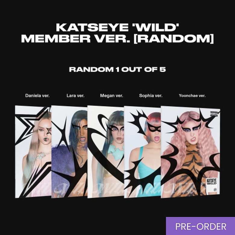 {PRE-ORDER} KATSEYE - 3rd EP [WILD] (Member ver.)