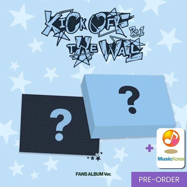 {PRE-ORDER} KickFlip - 5th Mini Album [KICK OFF THE WALL Pt.1] (Fans Ver.) + MusicKorea fotokartīte