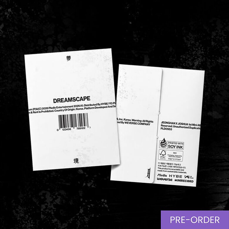 {PRE-ORDER} JEONGHAN X JOSHUA (SEVENTEEN) - 1st Mini Album [DREAMSCAPE] (Weverse Ver.)