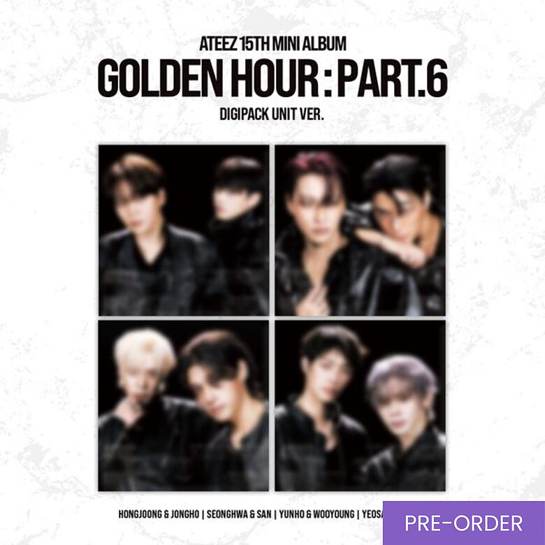 {PRE-ORDER} ATEEZ - 15th Mini Album [GOLDEN HOUR : Part.6] (Unit Ver.)