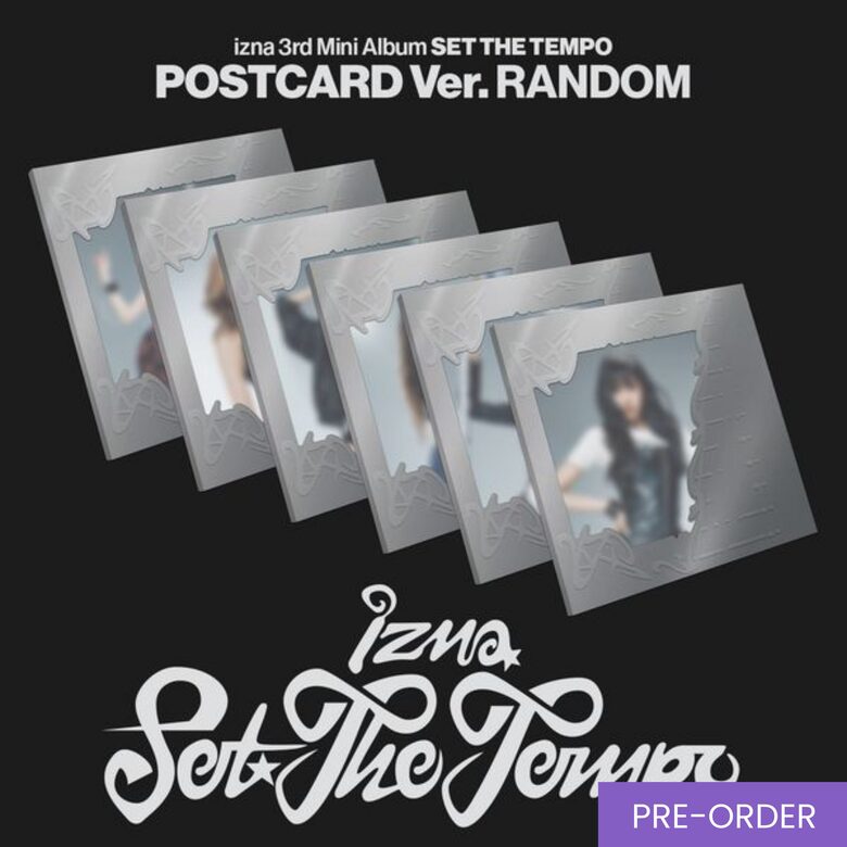 {PRE-ORDER} izna - 3rd Mini Album [SET THE TEMPO] (Postcard Ver.)
