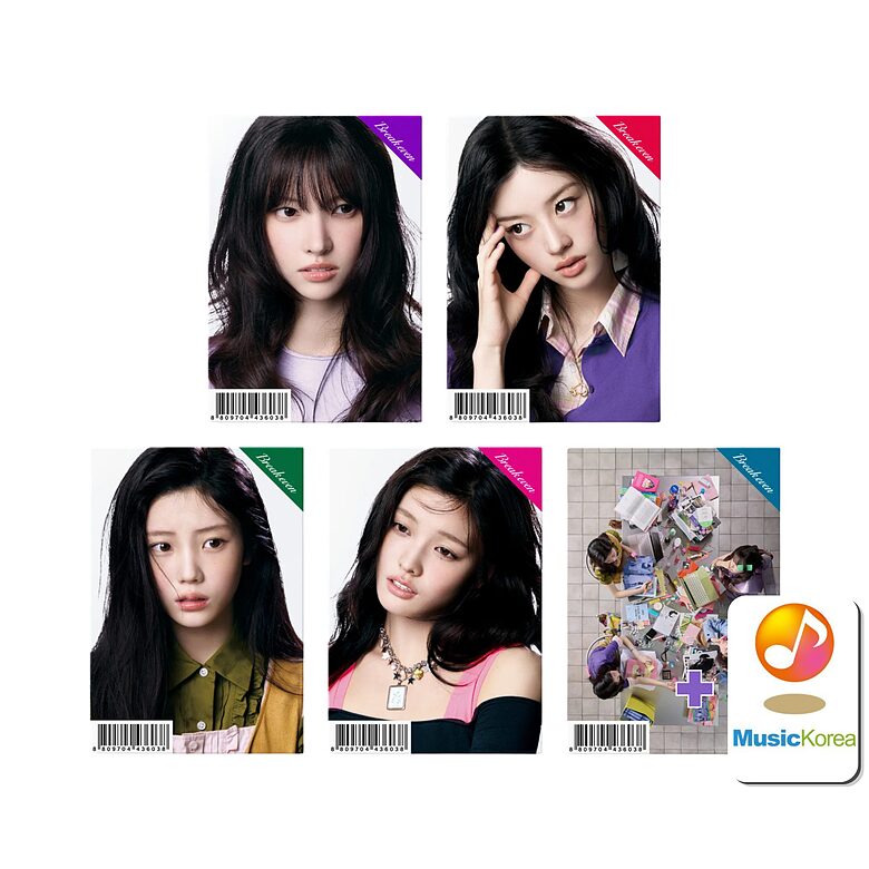 {PRE-ORDER} ILLIT 5th Mini Album [BREAK EVEN] (GLLIT Ver.) + MusicKorea fotokartīte
