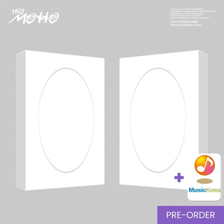 {PRE-ORDER} ITZY - 12th Mini Album [Motto] (POCAALBUM Ver.) + MusicKorea Photocard