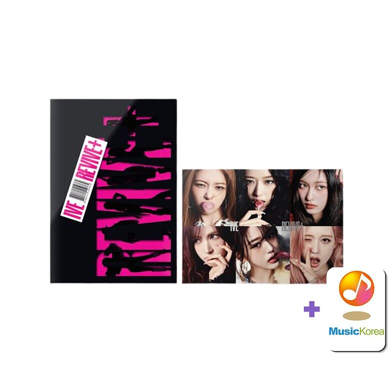 IVE - 2nd Album [REVIVE+] (Standard Ver.) + MusicKorea photocard