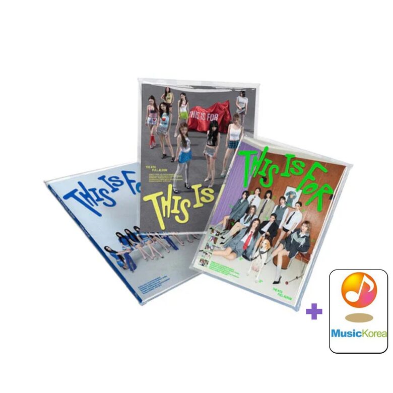 TWICE - The 4th Full Album [THIS IS FOR] (Photobook Ver.) + MusicKorea Photocard