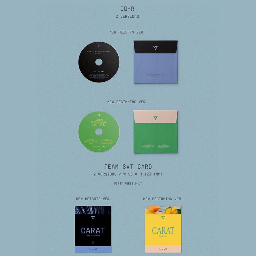 SEVENTEEN - Album Vol. 4 (Repackage) [SECTOR 17] - Music albums - Shop ...