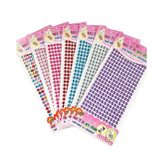 UZLĪMJU LAPA | Say It In Crystals (6mm Dots)