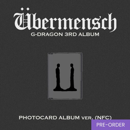 {PRE-ORDER} G-DRAGON (BIGBANG) - 3rd Album [Übermensch] (Photocard Album Ver.)