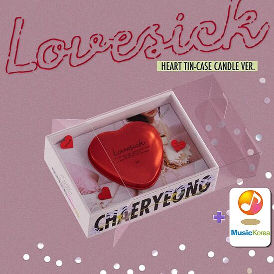{PRE-ORDER} CHAERYEONG (ITZY) - 1st Mini Album [Lovesick] (Heart Tin-Case Candle Ver.)