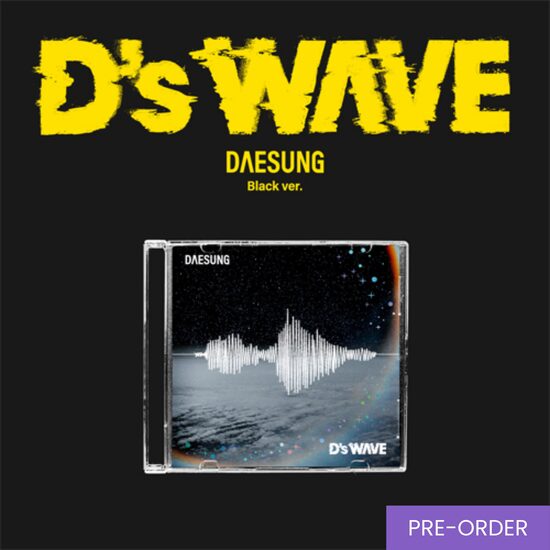 {PRE-ORDER} DAESUNG - 1st Mini Album [D’s WAVE] (Black Ver.)