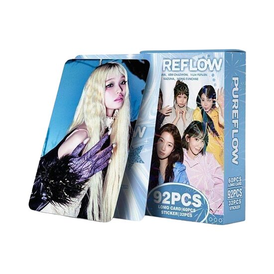 LOMO CARDS + STICKER | LE SSERAFIM [PUREFLOW pt.1] / Holographic