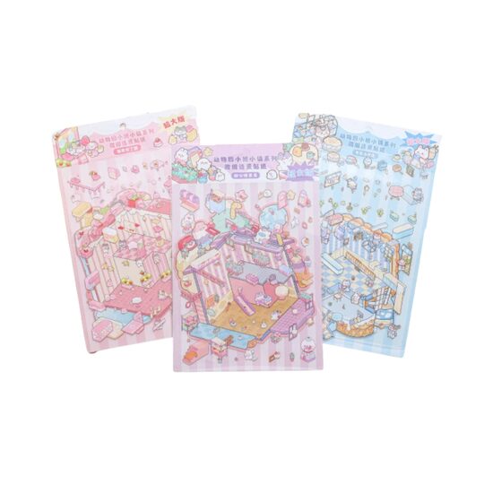 UZLĪMJU LAPAS | Stacking Stickers [Town Series]