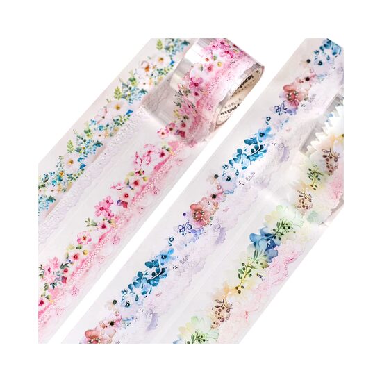 Dekoratīvā līmlente | have a good day [Floral Lace]