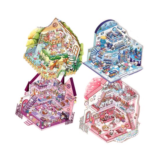 UZLĪMJU LAPAS | Stacking Stickers [FUNNY SCENERY STICKERS]