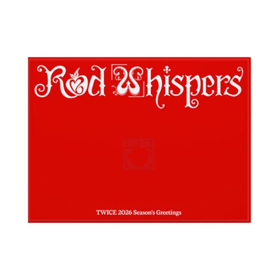 TWICE - 2026 SEASON’S GREETINGS [RED WHISPERS]