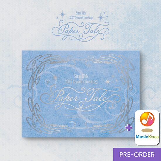 {PRE-ORDER} Stray Kids - 2027 Season's Greetings [Paper Tale] + MusicKorea fotokartītes