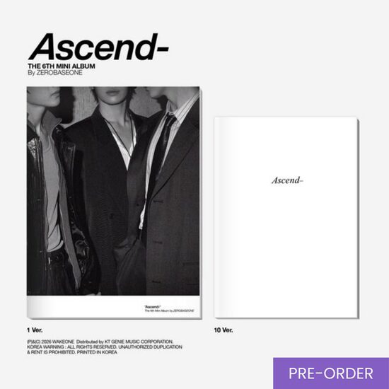 {PRE-ORDER} ZEROBASEONE - The 6th Mini Album [Ascend-] (Photobook Ver.)