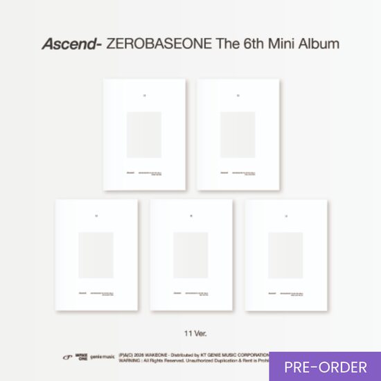 {PRE-ORDER} ZEROBASEONE - The 6th Mini Album [Ascend-] (11 Ver.)