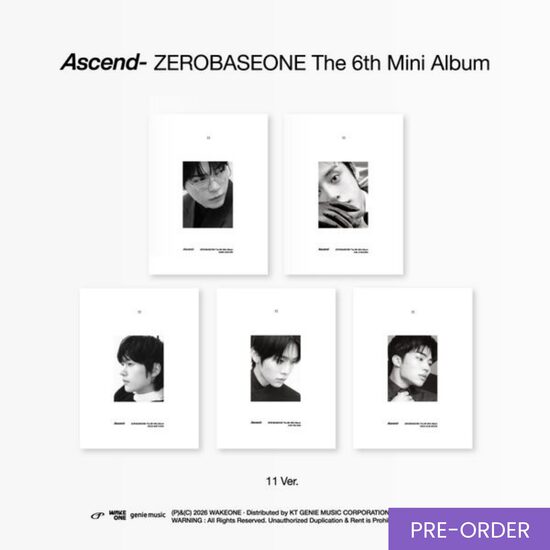 {PRE-ORDER} ZEROBASEONE - The 6th Mini Album [Ascend-] (11 Ver.)
