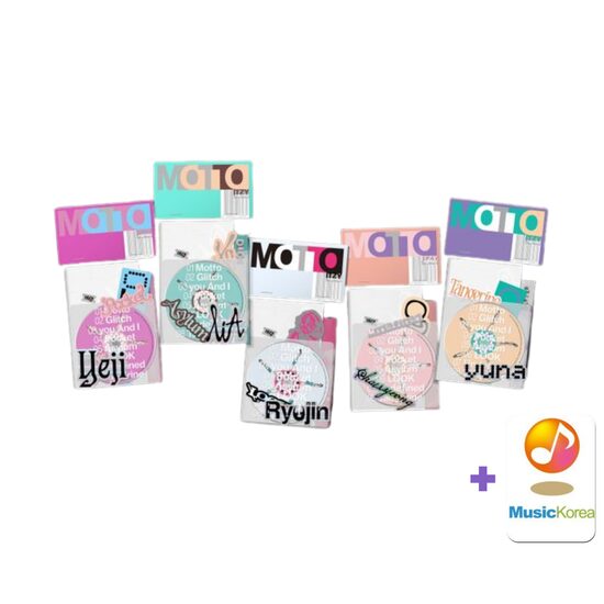 ITZY - 12th Mini Album [Motto] (MEMBER Ver.) + MusicKorea Photocard