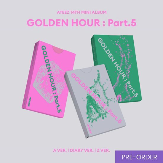 {PRE-ORDER} ATEEZ - 14th Mini Album [GOLDEN HOUR : Part.5] (Poca Ver.)