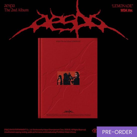 {PRE-ORDER} aespa - The 2nd Album [LEMONADE] (WDA Ver.)