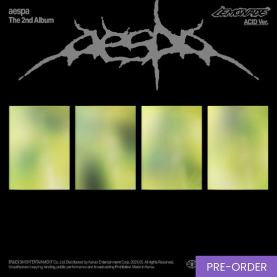 {PRE-ORDER} aespa - The 2nd Album [LEMONADE] (ACID Ver.)
