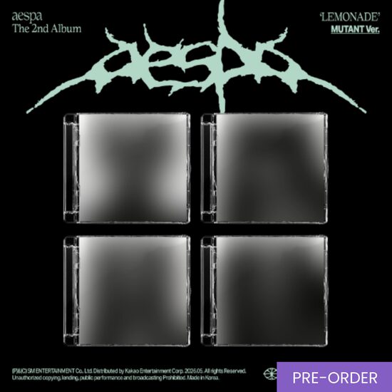 {PRE-ORDER} aespa - The 2nd Album [LEMONADE] (MUTANT Ver.)