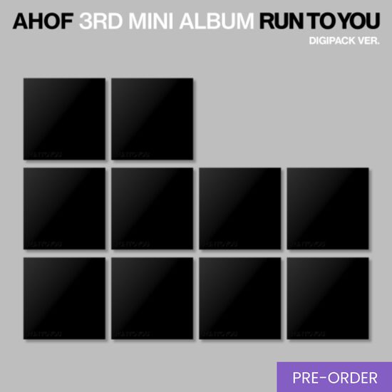 {PRE-ORDER} AHOF - 3rd Mini Album [RUN TO YOU] (Digipack Ver.)
