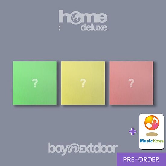 {PRE-ORDER} BOYNEXTDOOR - 1st Studio Album Repackage [HOME: DELUXE] (Standard Ver.) + MusicKorea fotokartīte