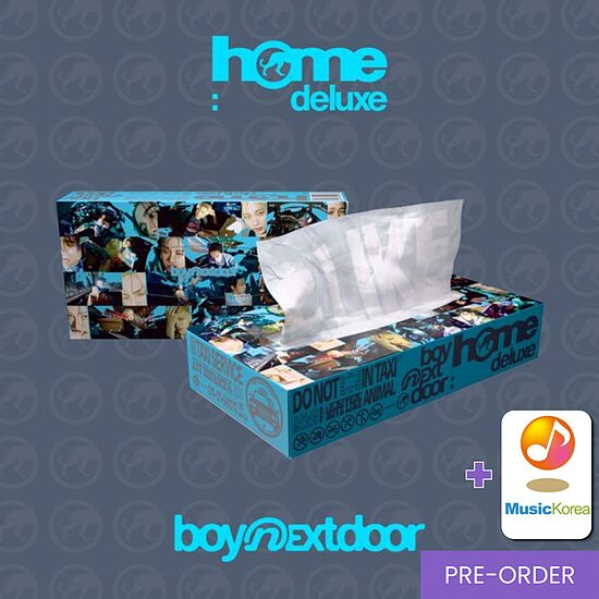 {PRE-ORDER} BOYNEXTDOOR - 1st Studio Album Repackage [HOME: DELUXE] (Weverse Ver.) + MusicKorea fotokartīte