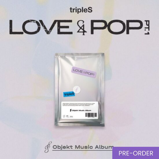 {PRE-ORDER} tripleS - 3rd Full Album [<LOVE&POP> pt.1] (Objekt Music Album Ver.)
