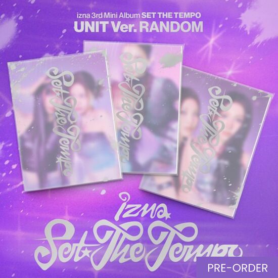 {PRE-ORDER} izna - 3rd Mini Album [SET THE TEMPO] (Unit Ver.)